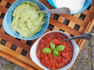 Guacamole og salsa opskrift