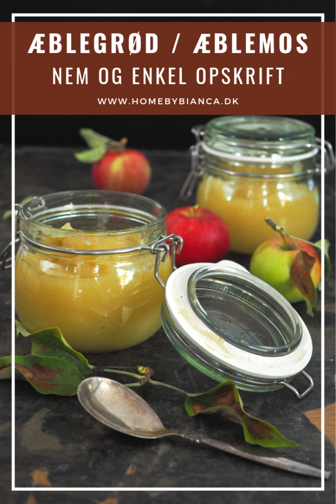 Æblegrød / æblemos - den bedste opskrift - Home by Bianca