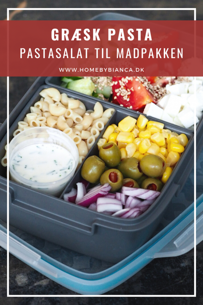 Græsk pasta - pastasalat til madpakken