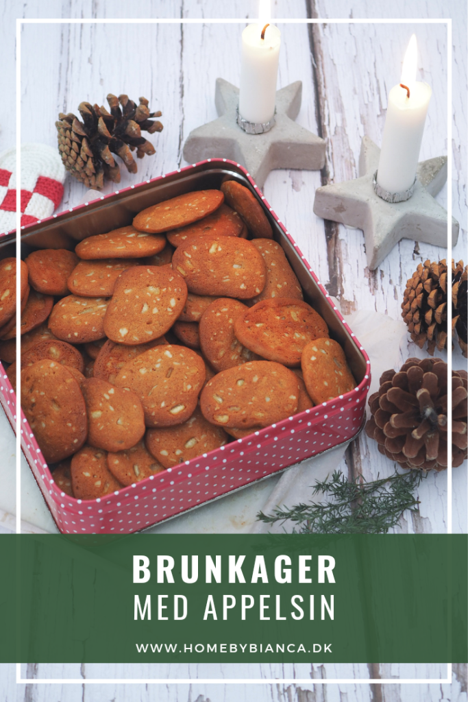 Brunkager med appelsin opskrift