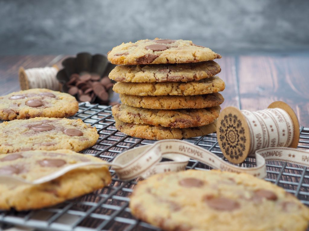 Cookies med chokolade opskrift