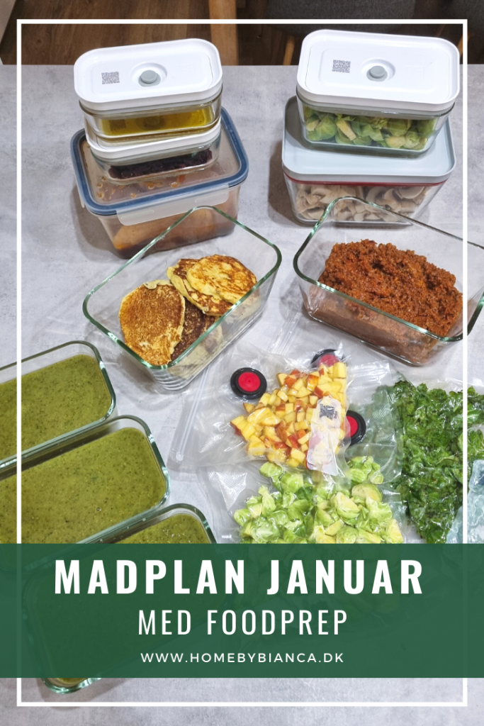 Madplan januar med foodprep