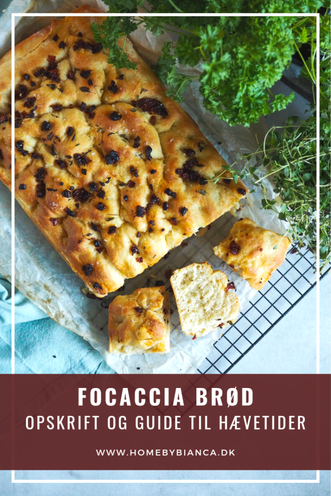 Focaccia brød opskrift