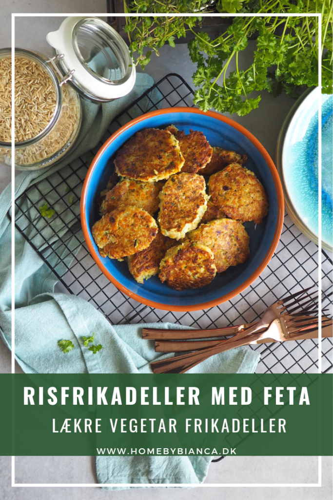 Risfrikadeller med feta opskrift