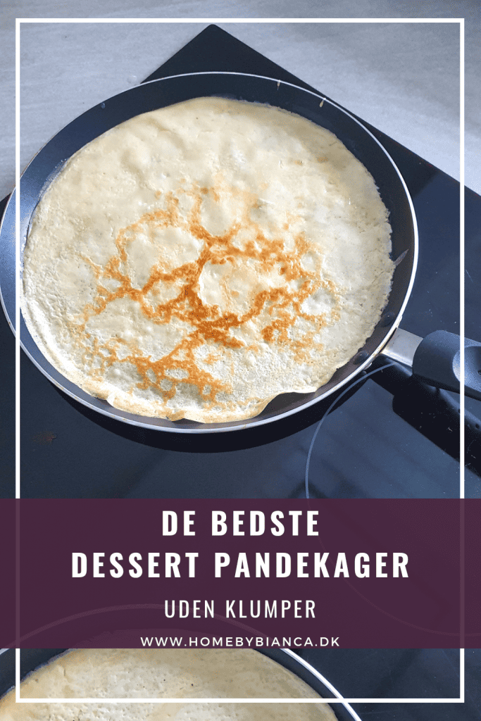 Dessert pandekager opskrift