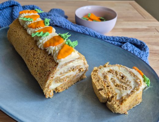 Gulerodsroulade cream cheese frosting roulade opskrift
