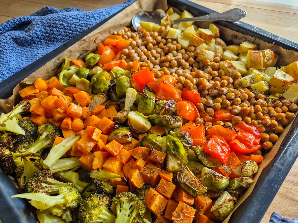 One pan vegetar alt i et fad