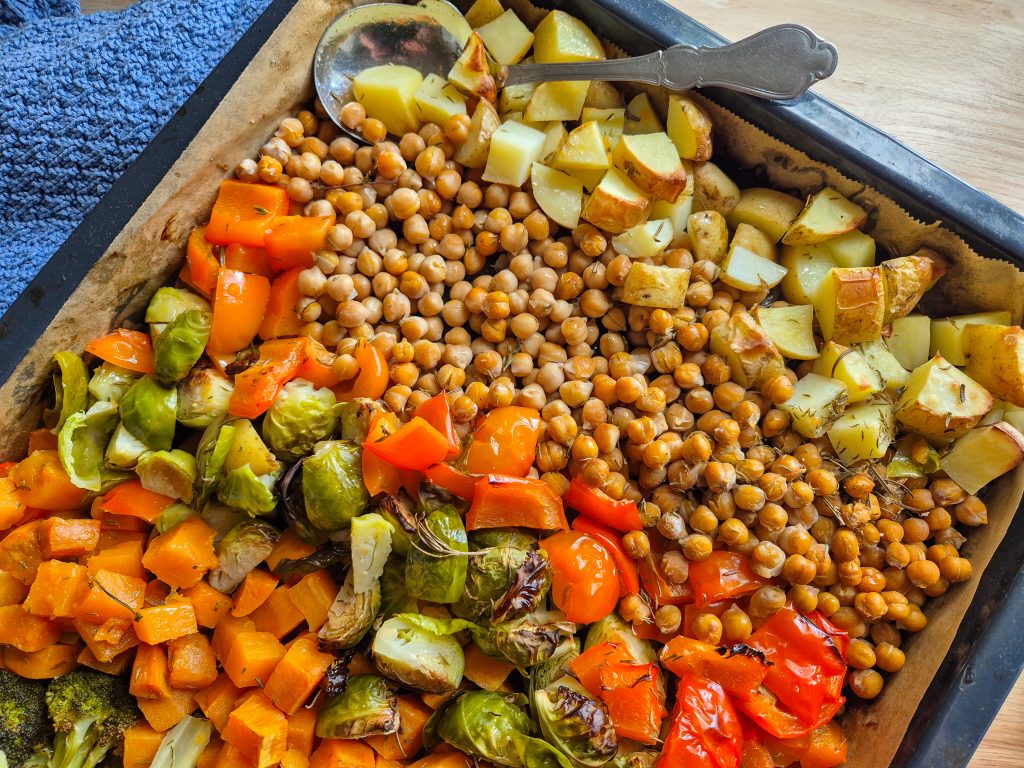 One pan vegetar alt i et fad