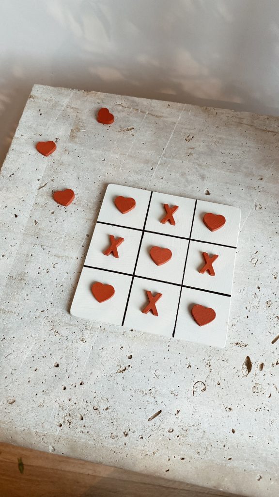 Jeu OXO de St-Valentin