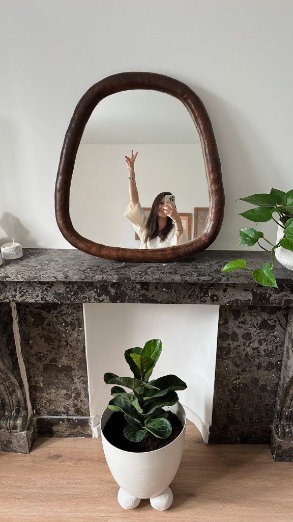 DIY - Miroir effet bois