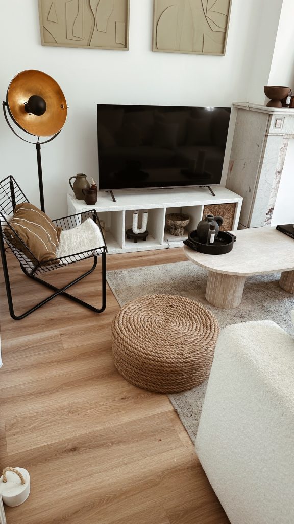 DIY - Pouf en corde avec des frites de piscine