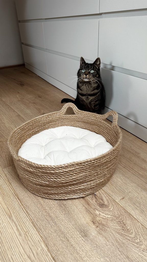 DIY - Panier pour chat en corde