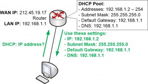 PC obtains IP address via DHCP