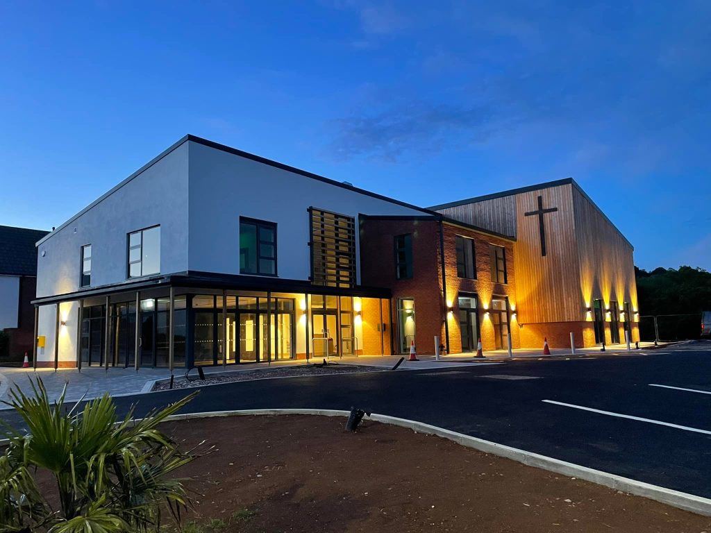 Hope Centre Dawlish at Night