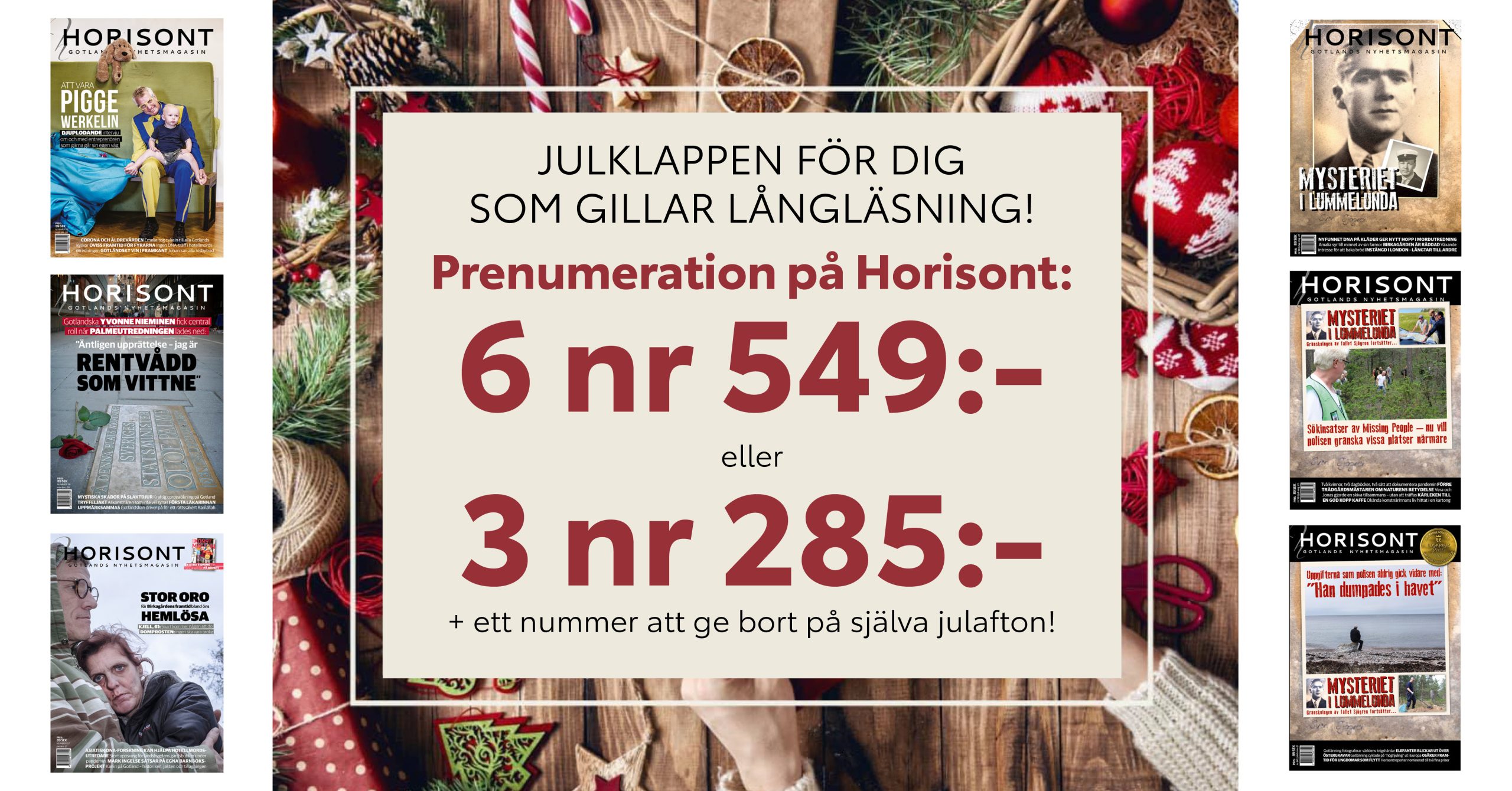 Köp julklappar som räcker länge