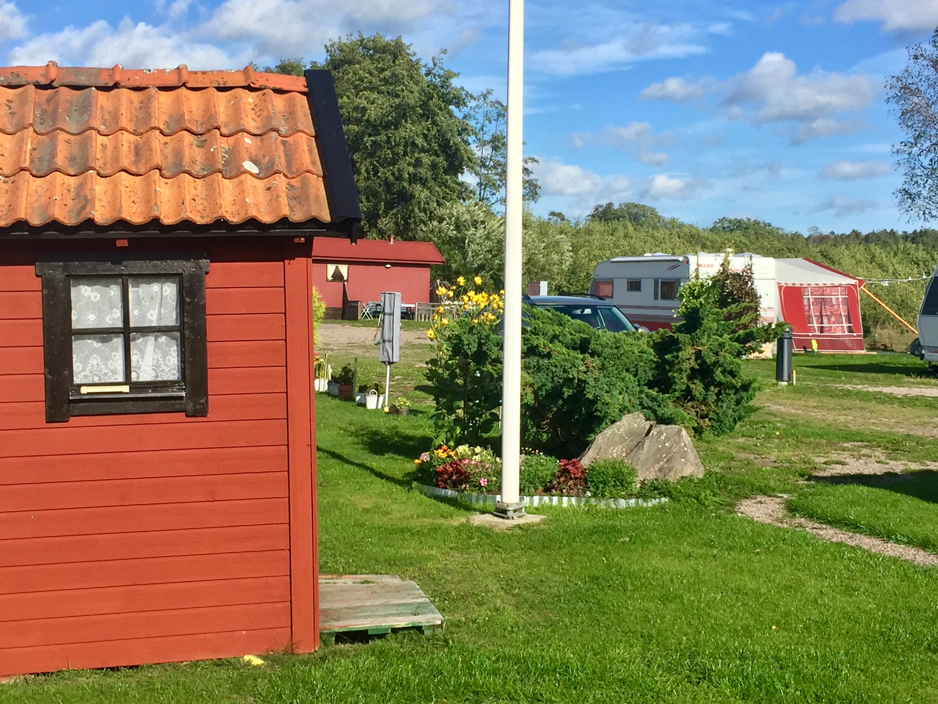 Redskapsbod för alla årsgäster på Horns Skärgårdscamping