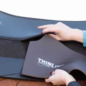 ThinLine Western Saddle Pad Black Felt Liner with fender shimmable