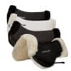 ThinLine Sheepskin Comfort Halfpad, Luxe Schapenvacht, 100% Dierenvriendelijk, 95% Schokabsorberend, Vermindert Beweging van de Ruiter