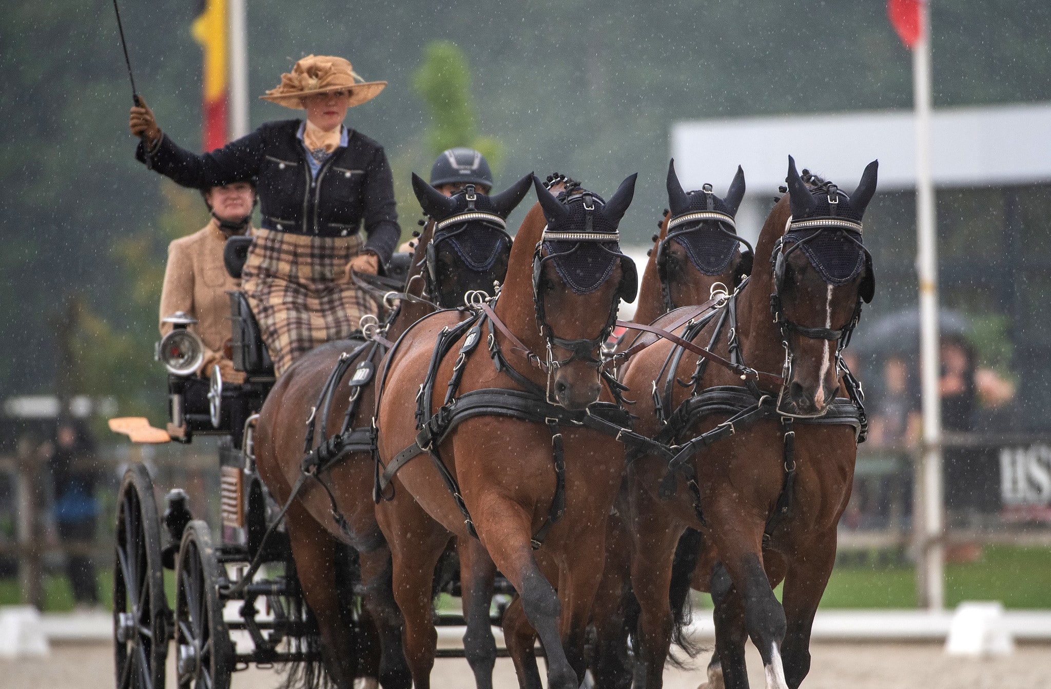 Stylish auch bei Regen - Vize-Europameisterin Team, Mareike Harm, steigt nun in den Weltcup ein. (Foto: Martin Dokupil)