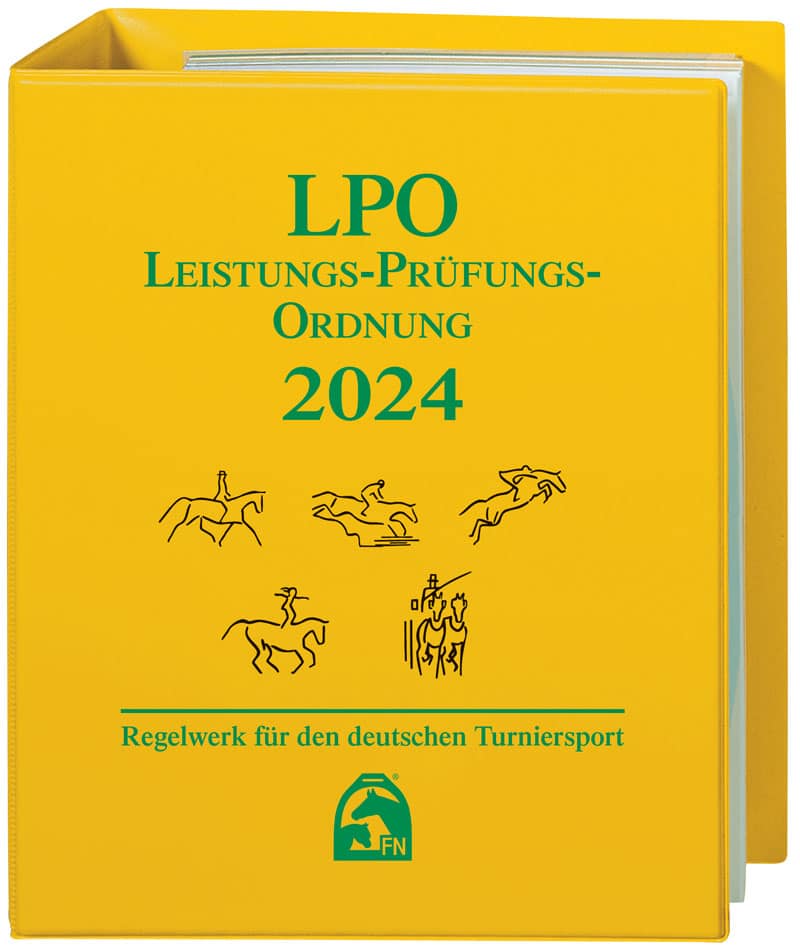 Neu im FNverlag: LPO 2024 - Leistungs-Prüfungs-Ordnung 2024 ab sofort erhältlich
