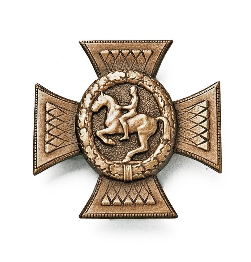 Deutsches Reiterkreuz in Bronze