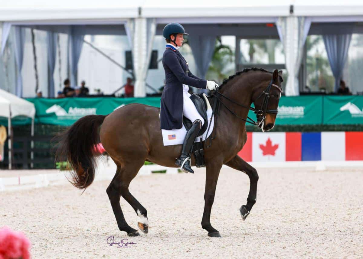 Anna Marek & Fire Fly, Gewinner des Grand Prix Special CDI3*, präsentiert von Olympia Footing. Foto ©SusanJStickle.com