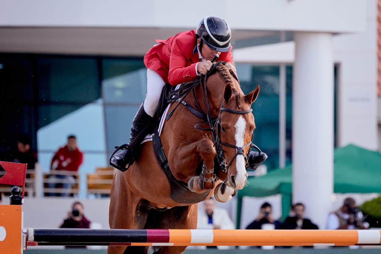 Aaron Vale wird in etwas mehr als zwei Wochen erneut für das Team USA beim Rückspiel der Longines League of Nations™ auf heimischem Boden in Ocala (USA) antreten. (FEI/Liz Gregg)