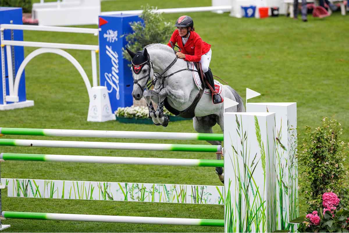 Jörne Sprehe und Hickstead White trugen mit "Doppel-Null" zum zweiten Platz im EEF-Nationenpreis in Budapest bei. Archivfoto: (c) Stefan Lafrentz