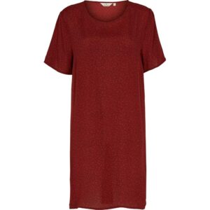 Basic Apparel | ANJA dress | kjole | rød med prikker