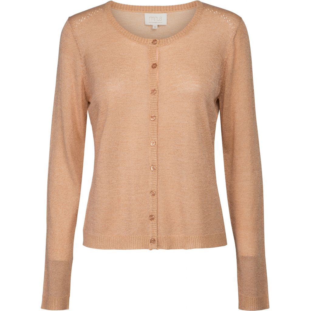 Minus | NEW LAURA cardigan | peach | orange med glimmer - h o s h i i