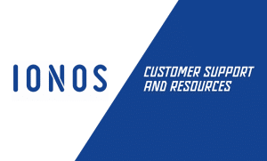 Customer Support and Resources: IONOS web hosting