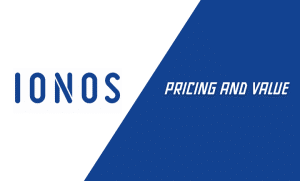 Pricing and Value: IONOS web hosting