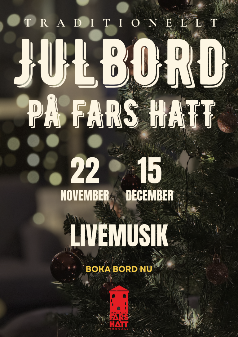 Julbord på Fars Hatt 2025