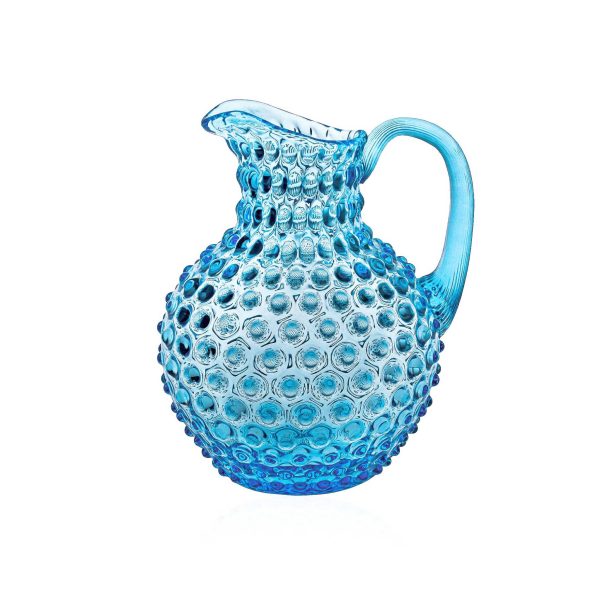 Azure Hobnail Jug 2 Liter