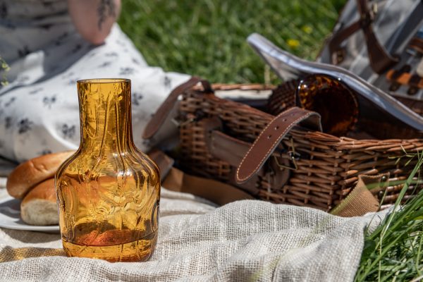 Crust Drinking Glasses Small in Amber (Set of 2) - Image 2
