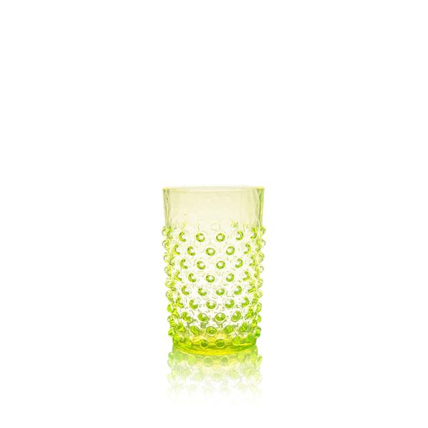 Neon Citrine Hobnail Tumblers