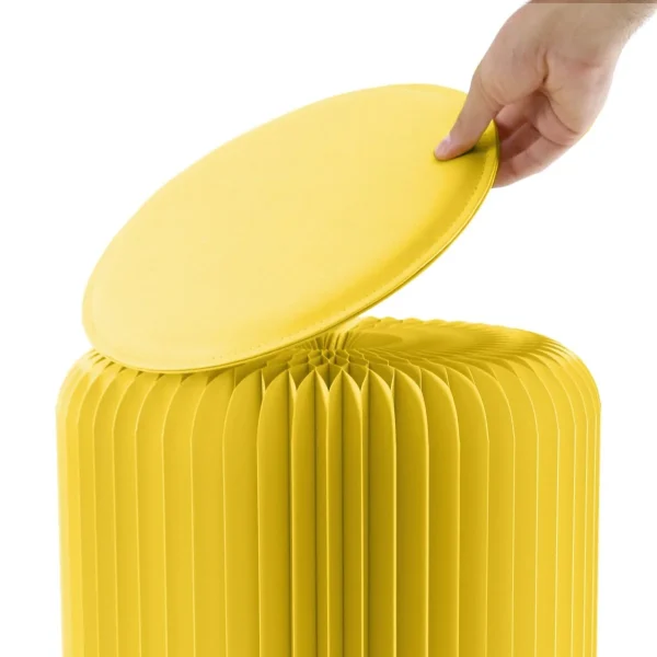 Bastille Yellow Foldable Stool, Léon - Image 2