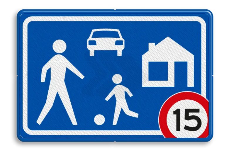 verkeersbord woonerf