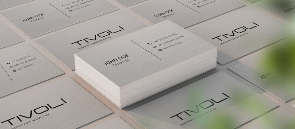 Tivoli Bemanning businesscard