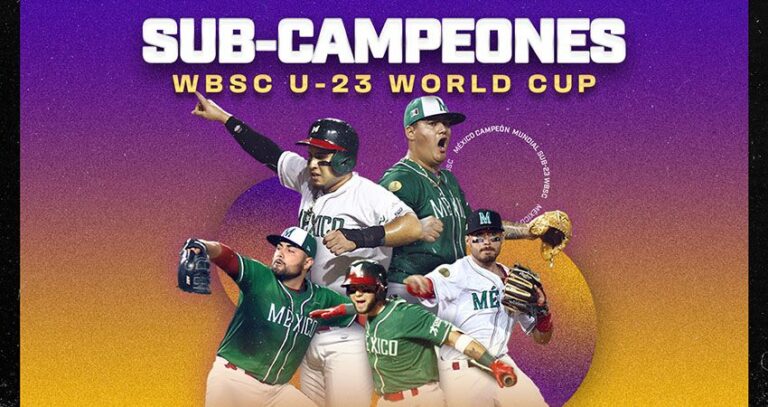 México en es subcampeón del Mundial U23 de beisbol