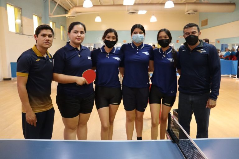 Águilas UAS califica a su equipo femenil a Universiada Nacional en Tenis de mesa