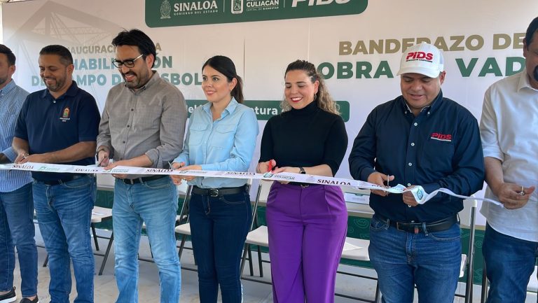 PIDS entrega rehabilitación de campo de béisbol en El Melón