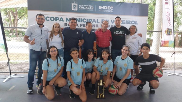 Surgen campeones de la Copa Municipal de voleibol IMDEC 2022