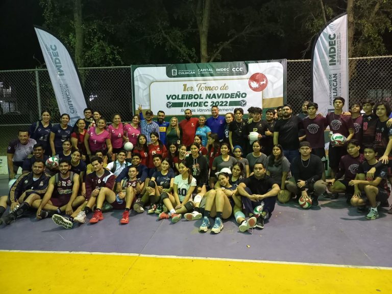 IMDEC hará feliz a niñas y niños; un éxito primer Torneo Navideño de Voleibol