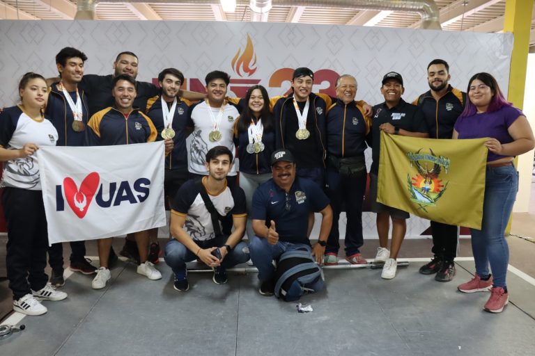 Jornada dorada para las Águilas UAS de halterofilia