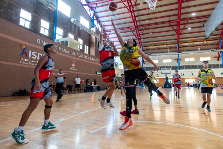 Culiacán y Ahome, dominan Estatal de Basquetbol U14