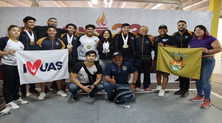 Águilas UAS de halterofilia lucen en el torneo clasificatorio en San Luis Potosí