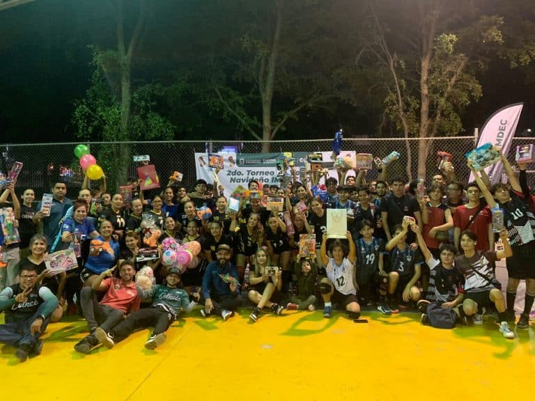 Todo un éxito segundo Torneo Navideño de Voleibol con causa IMDEC 2023