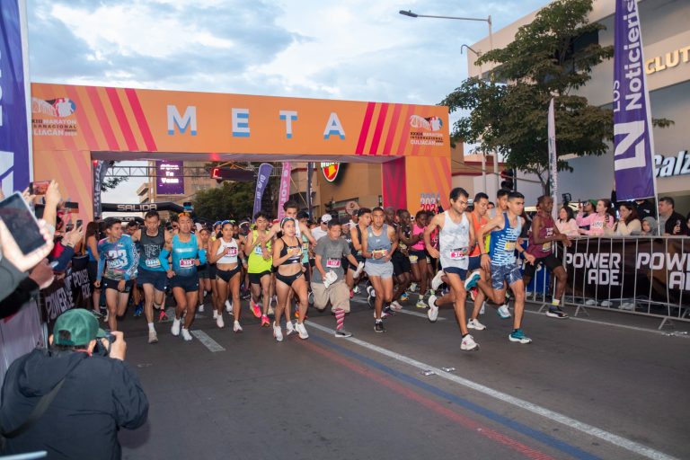 El mazatleco Jesús Rendón e Ivón Domínguez, de México, ganan el Maratón Internacional de Culiacán 2024