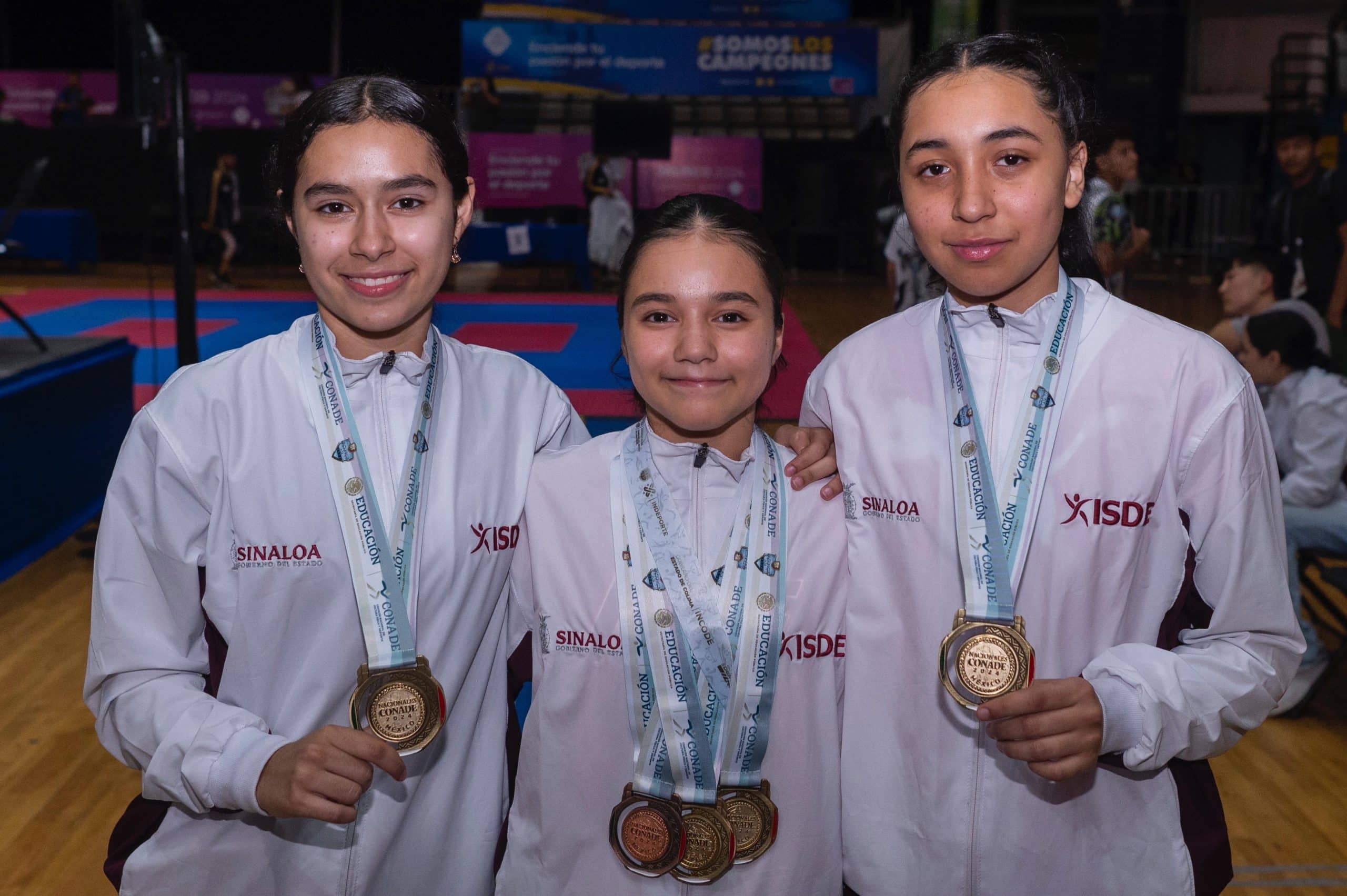 Jornada de tres medallas de oro en karate para Sinaloa